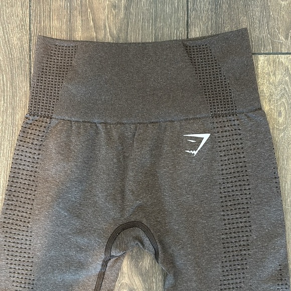 Gymshark NWOT Vital Seamless 2.0 Leggings Espresso Marl Small - Picture 3 of 6